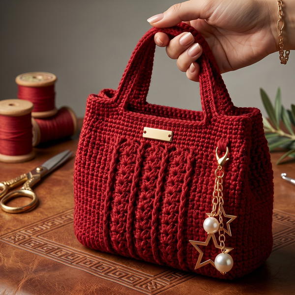 How To Crochet Easy Bag Tutorial Step by Step 9