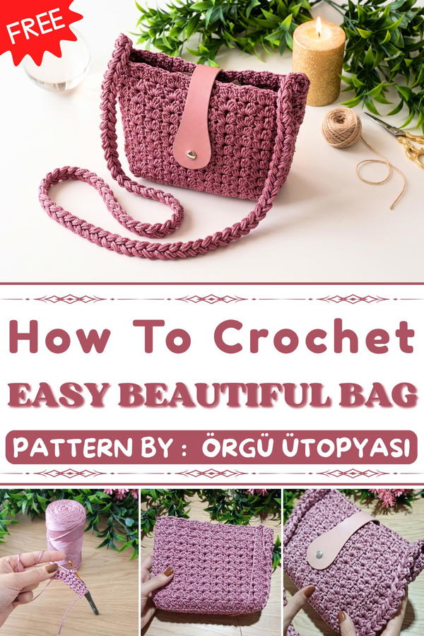 How To Crochet Easy Beautiful Bag Step By Step 1