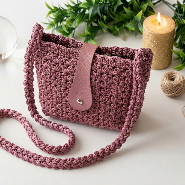 How To Crochet Easy Beautiful Bag Step By Step 11