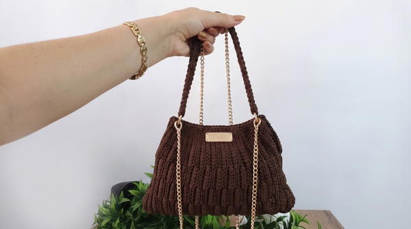 How To Crochet Easy Polyester Bag 2