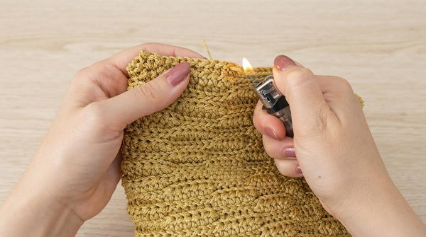 How To Crochet Easy Polyester Bag 5
