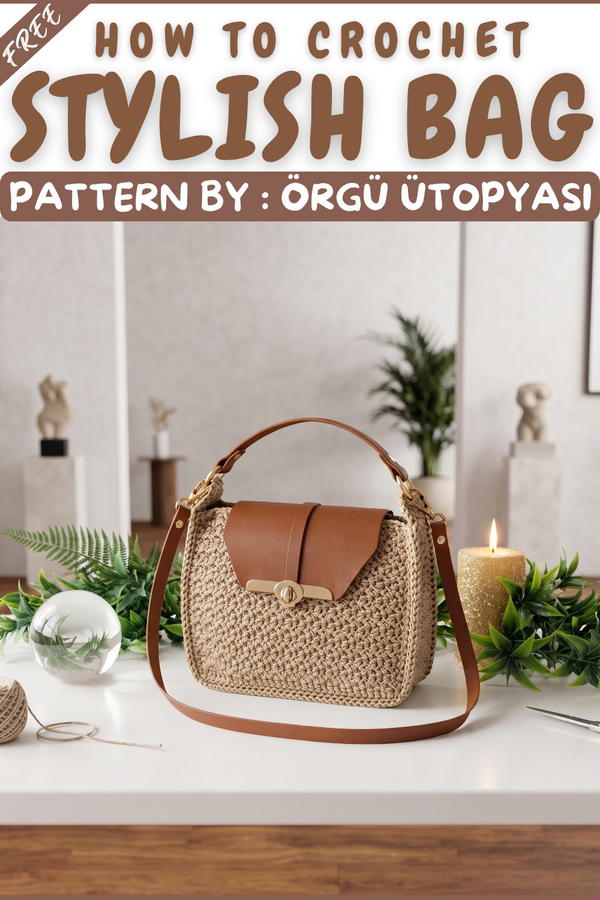 How To Crochet Easy Stylish Bag Step By Step 9