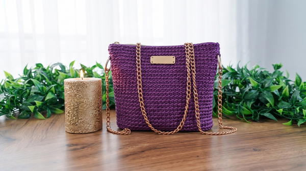 How To Crochet Macrame Cord Wonderful Bag 2