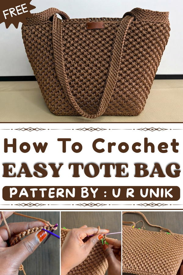 How To Crochet Neat And Easy Tote Bag 1