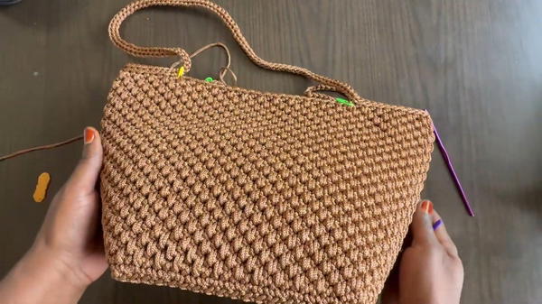 How To Crochet Neat And Easy Tote Bag 7