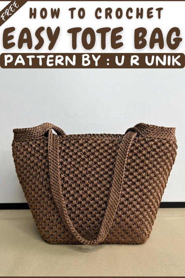 How To Crochet Neat And Easy Tote Bag 9
