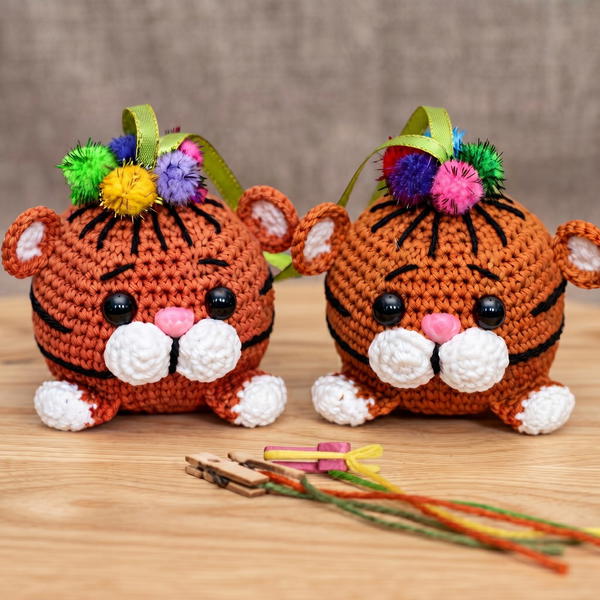 How To Crochet New Year's Tiger Cub 11