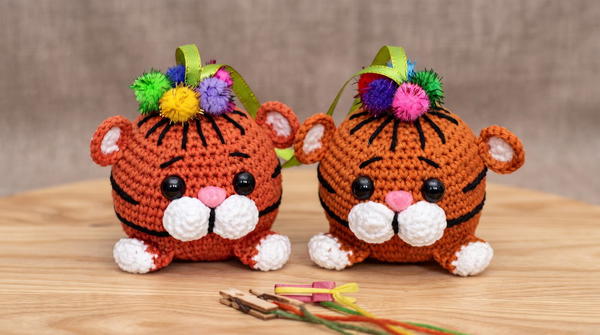 How To Crochet New Year's Tiger Cub 2