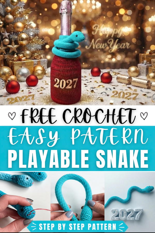 How To Crochet Playable Snake 1