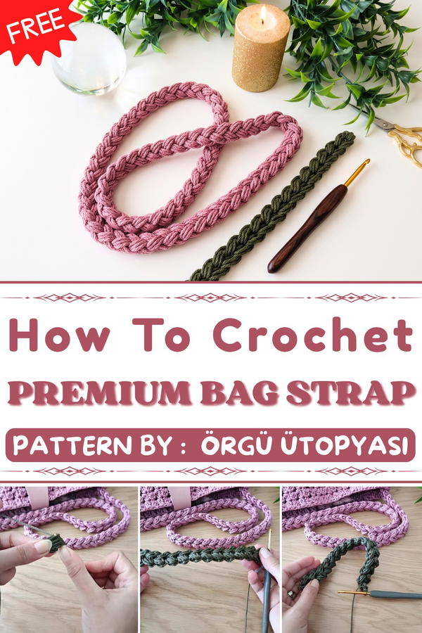 How To Crochet Premium Bag Strap Step By Step 1
