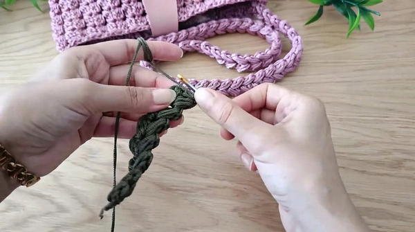 How To Crochet Premium Bag Strap Step By Step 5