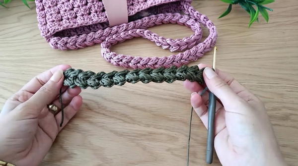 How To Crochet Premium Bag Strap Step By Step 6