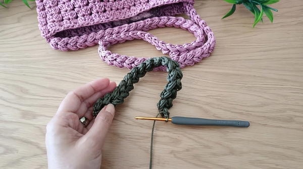 How To Crochet Premium Bag Strap Step By Step 7