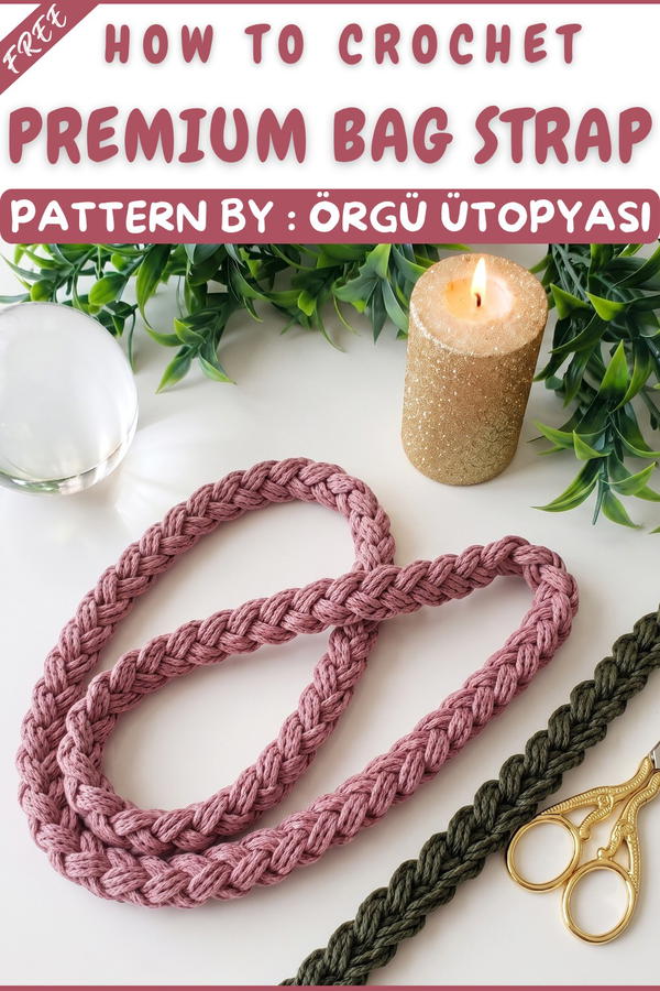 How To Crochet Premium Bag Strap Step By Step 8