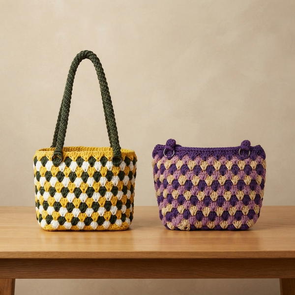 How To Crochet Super Easy Tote Bag 10