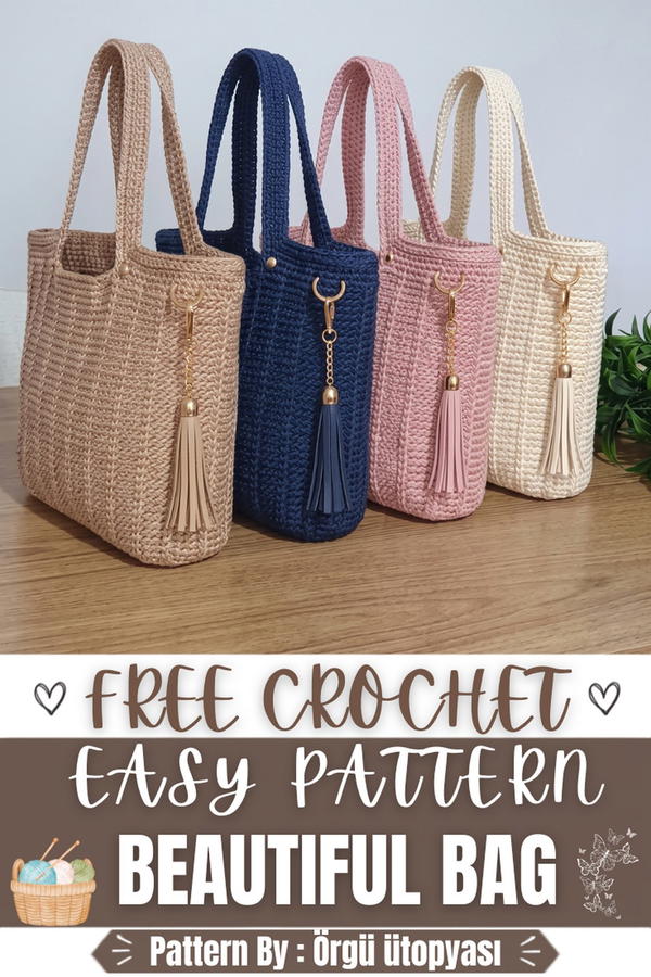 How To Crochet Very Easy Beautiful, Excellent Quality Bag 9