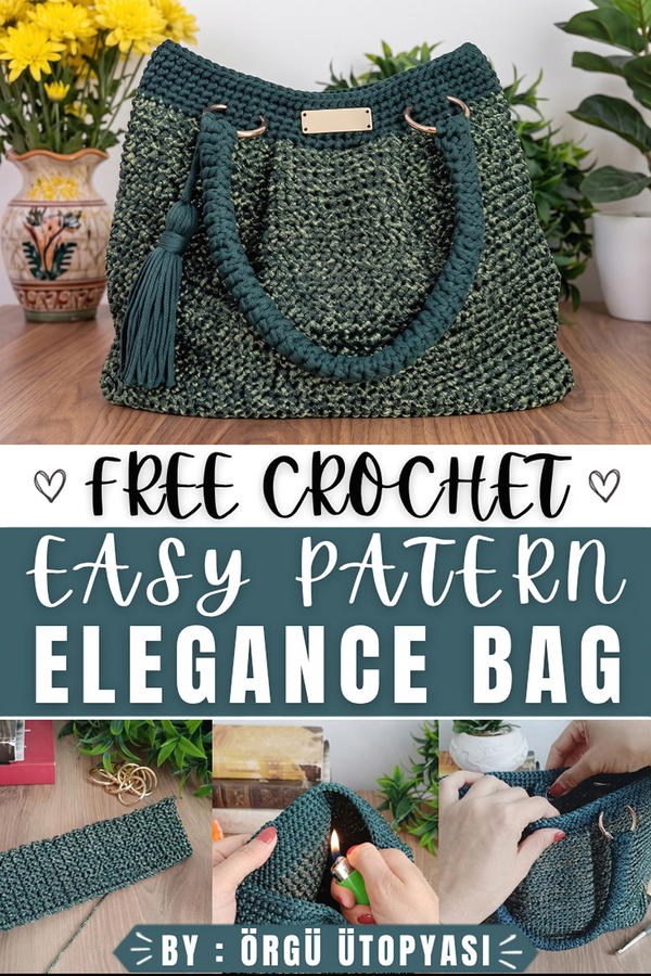 How To Crochet Very Easy Elegance Bag 1
