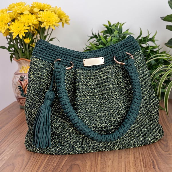 How To Crochet Very Easy Elegance Bag 10