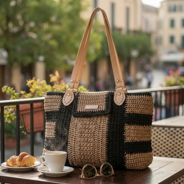 How To Crochet Very Easy Italian Bag 12