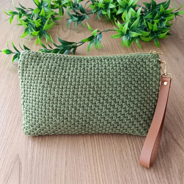 How To Crochet Very Easy Portfolio Hand Bag. (10)