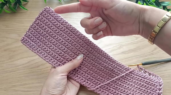 How To Crochet Very Easy Summer Mesh Bag 4