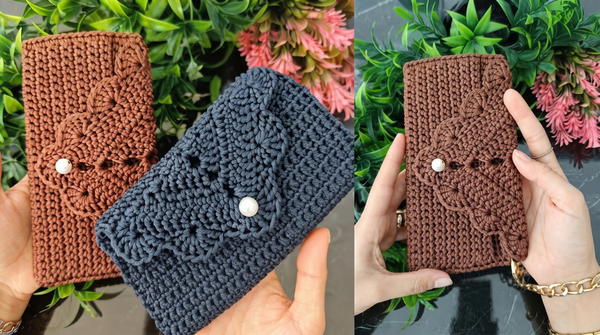 How To Crochet Very Easy Wallet Tutorial for Beginners 2
