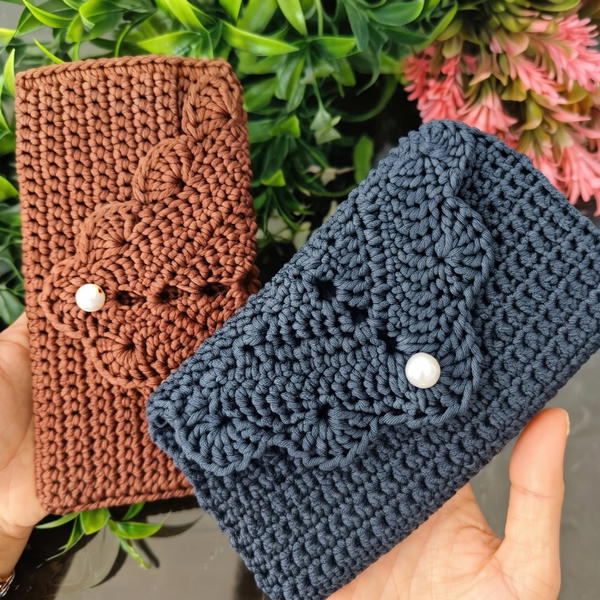 How To Crochet Very Easy Wallet Tutorial for Beginners 9