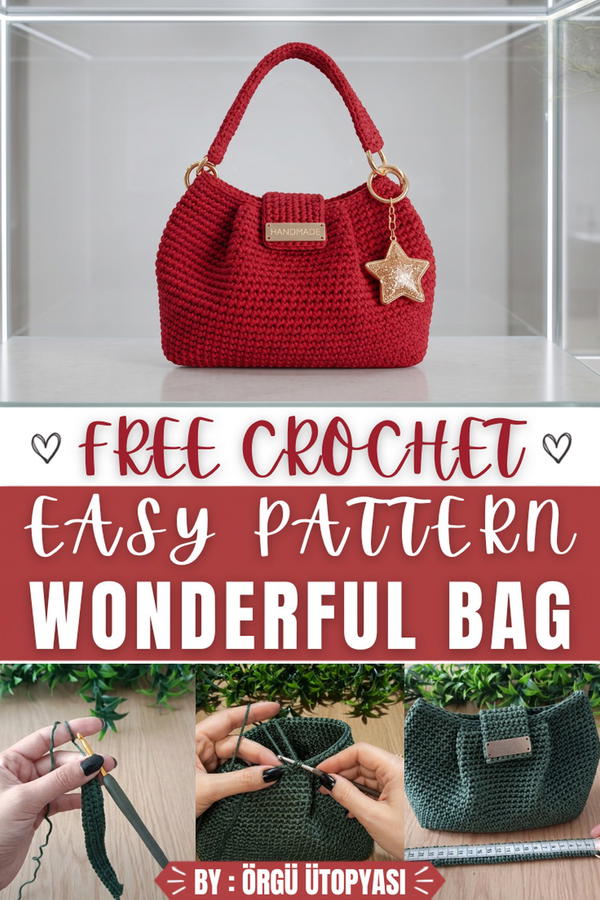 How To Crochet Very Easy Wonderful Bag 1