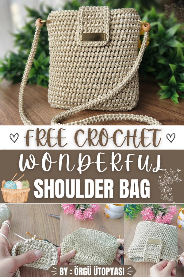 How To Crochet Very Easy Wonderful Bag 1