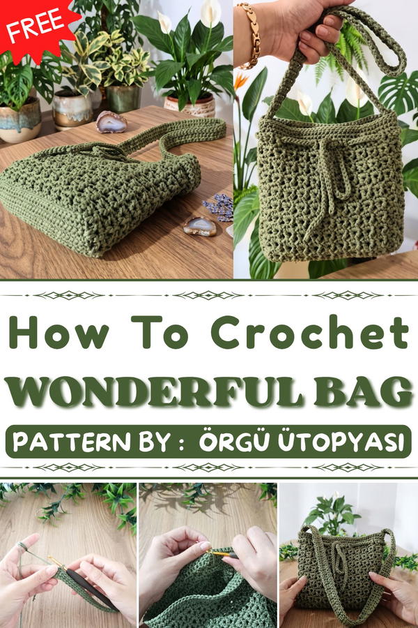 How To Crochet wonderful bag 1