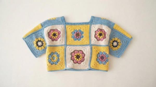 VERY SIMPLE CROCHET SPRING SWEATER PATTERN