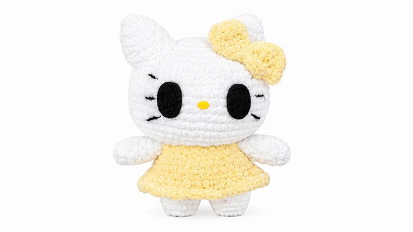 Crochet Hello Kitty Dress Pattern 5