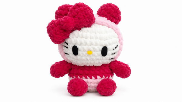 Crochet Hello Kitty Pattern 5