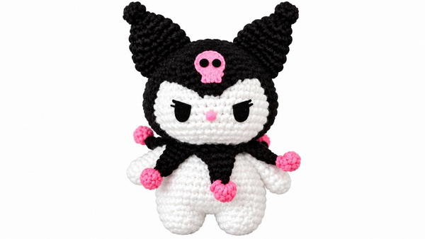 Crochet Amigurumi Kuromi Pattern 5