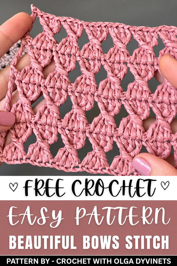 Beautiful crochet pattern bows (2)