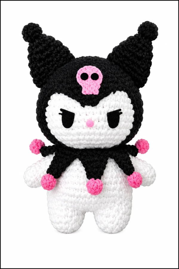 Crochet Amigurumi Kuromi Pattern 6
