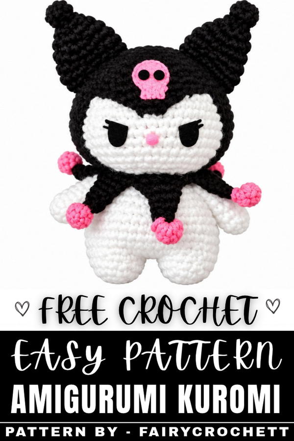 Crochet Amigurumi Kuromi Pattern