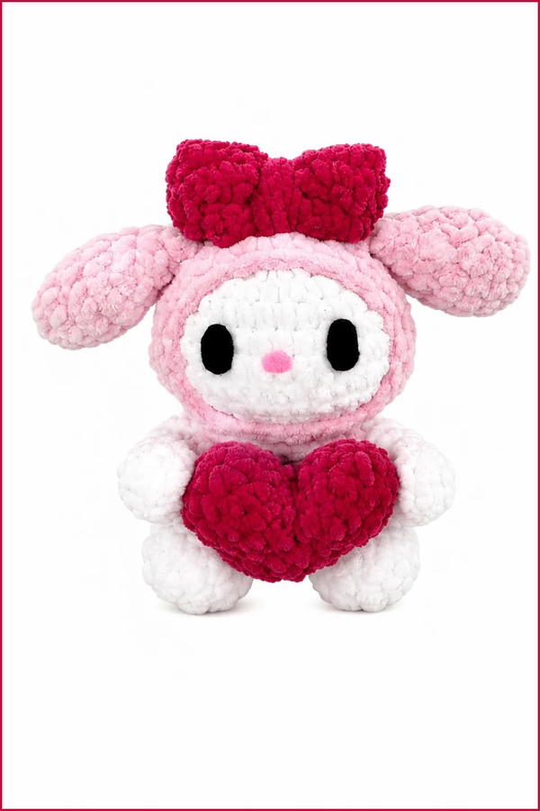 Crochet Amigurumi My Melody Pattern 6