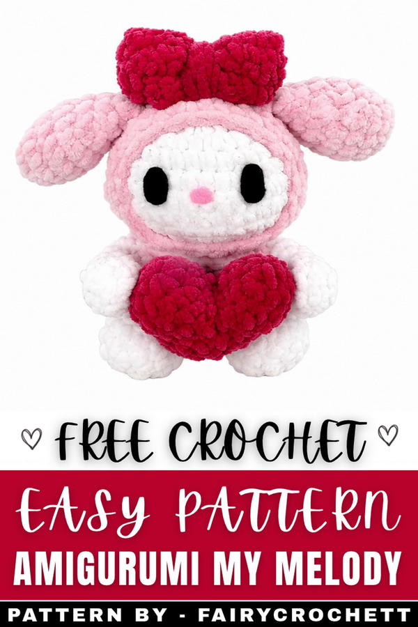 Crochet Amigurumi My Melody Pattern