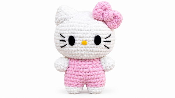 Crochet Big Hello Kitty Pattern 5