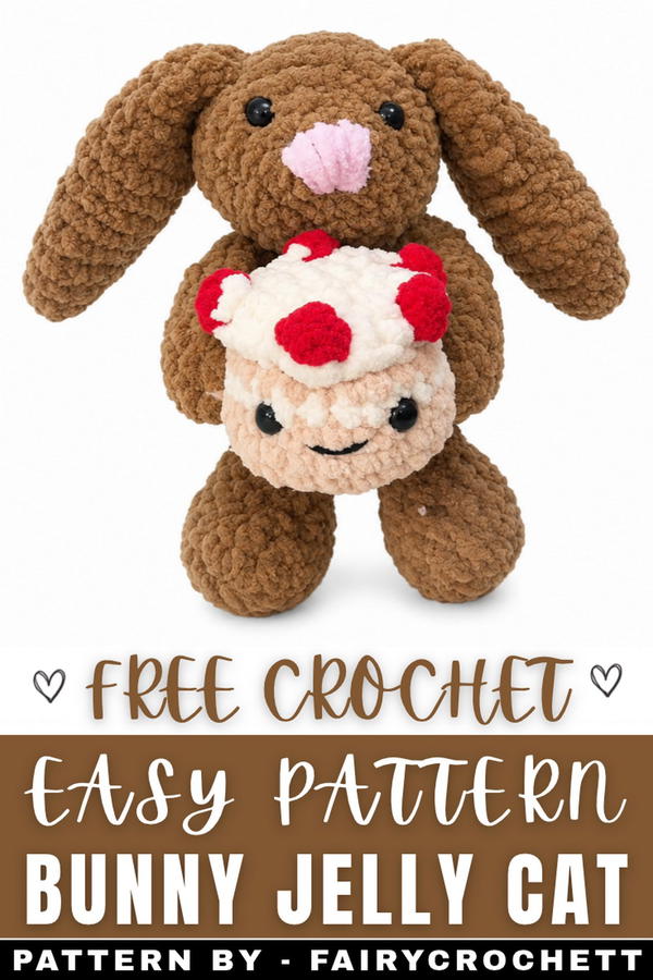 Crochet Bunny Jelly Cat Pattern