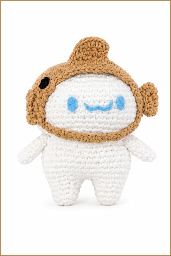 Crochet Cinnamoroll A Taiyaki Pattern 6