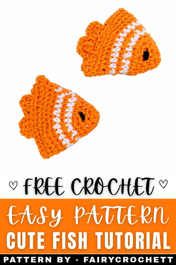 Crochet Cute Fish Tutorial