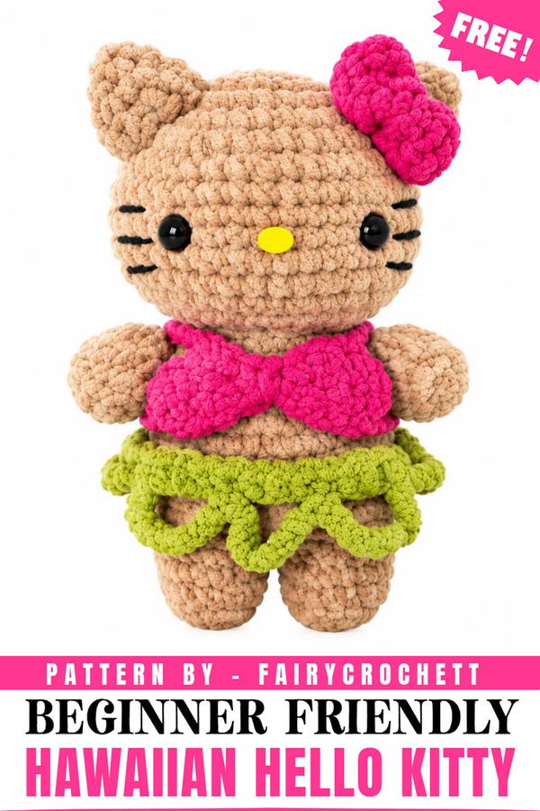 Crochet Hawaiian Hello Kitty Pattern