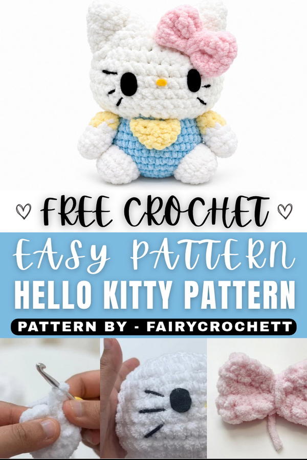 Crochet Hello Kitty Pattern