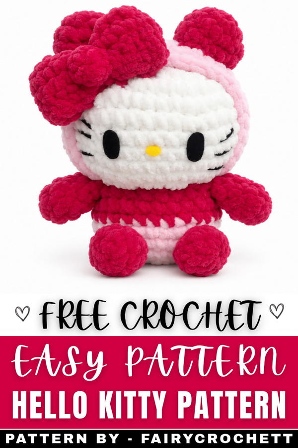 Crochet Hello Kitty Pattern
