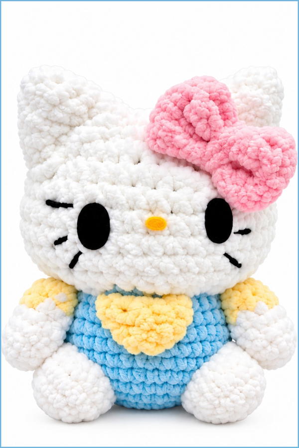 Crochet Hello Kitty Pattern 6