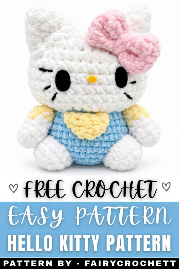 Crochet Hello Kitty Pattern