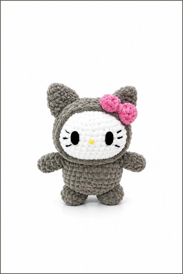 Crochet Hello Kitty X Pusheen Pattern 6