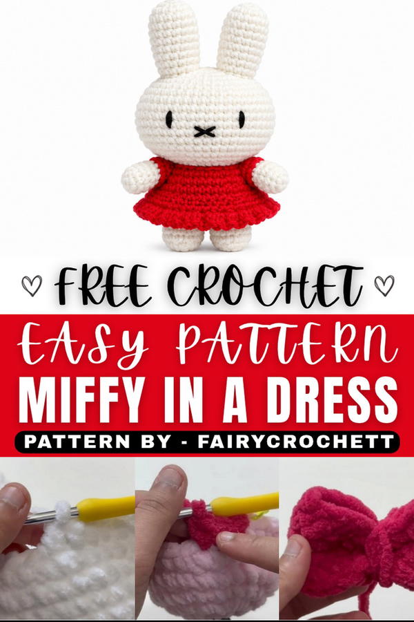 Crochet Miffy In A Dress Pattern
